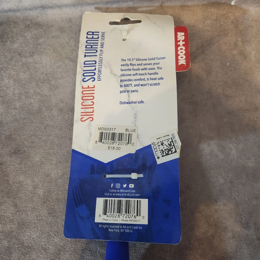 AR+Cook Blue Silicone Spatula‎